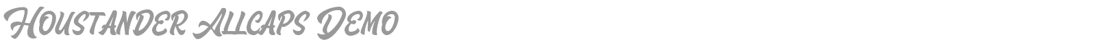 Houstander Allcaps font preview